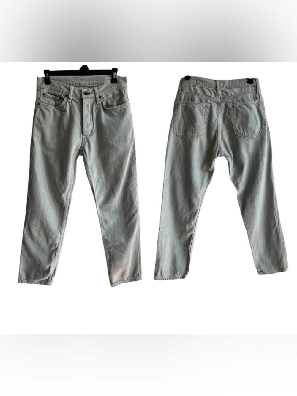 ✨ Rag & Bone Dalton Cropped Boyfriend Slouch Taper Button Fly  Jeans SZ 28✨